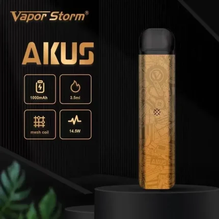 Akus Deluxe Luxury Supreme Pod Kit By Vapor Storm