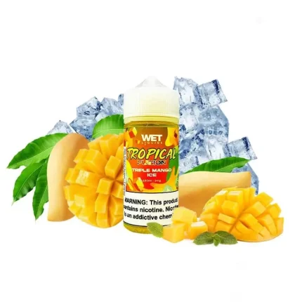 Triple Mango ICED WET LIQUIDS REMIXED 100ml vape shop in bangladesh coil kandy