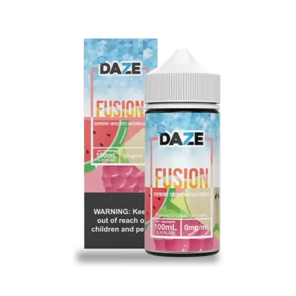 RASPBERRY GREEN APPLE WATERMELON ICED BY 7 DAZE FUSION 100ML