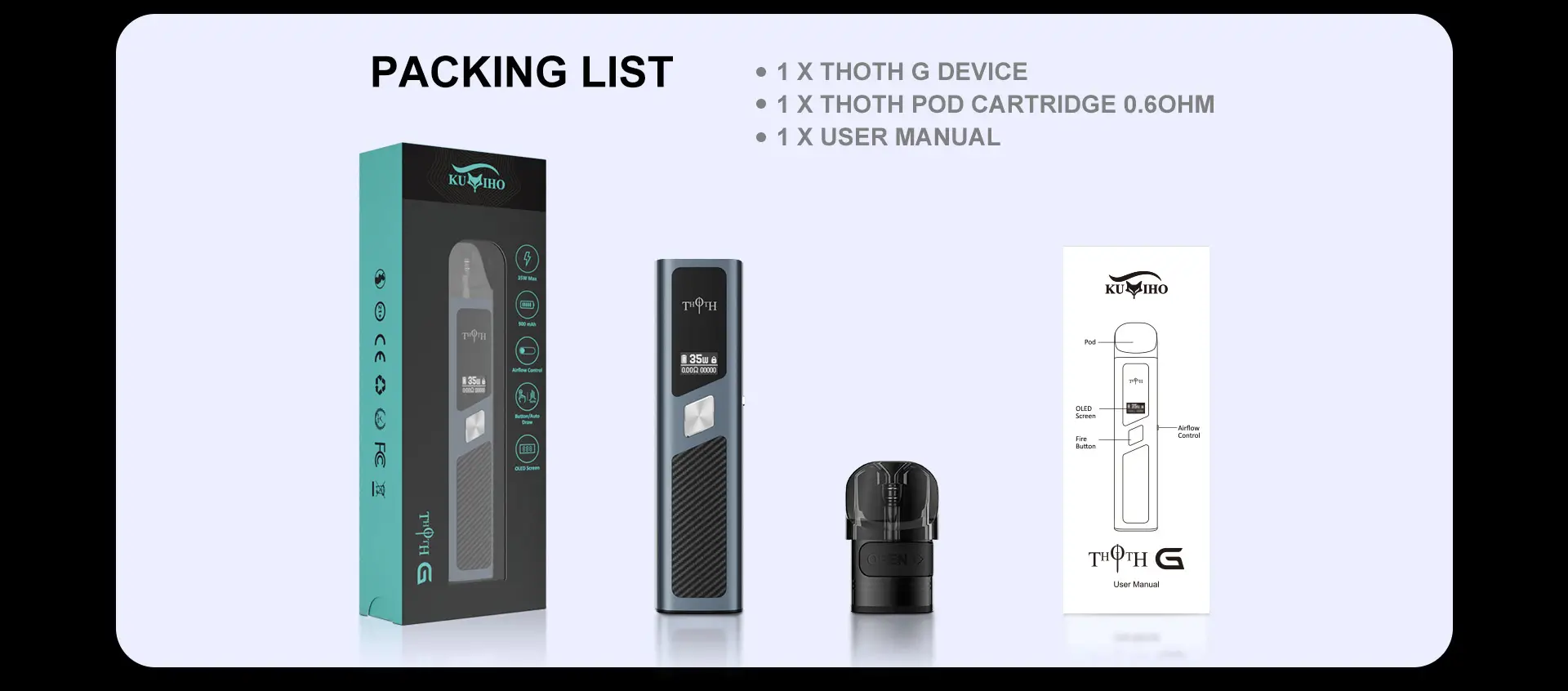 Kumiho THOTH G Pod System Kit