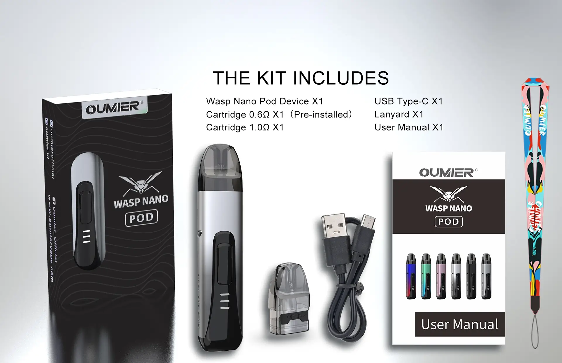 Wasp Nano Pod Kit By Oumier