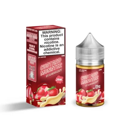 Strawberry By Custard Nic Salt 30ml