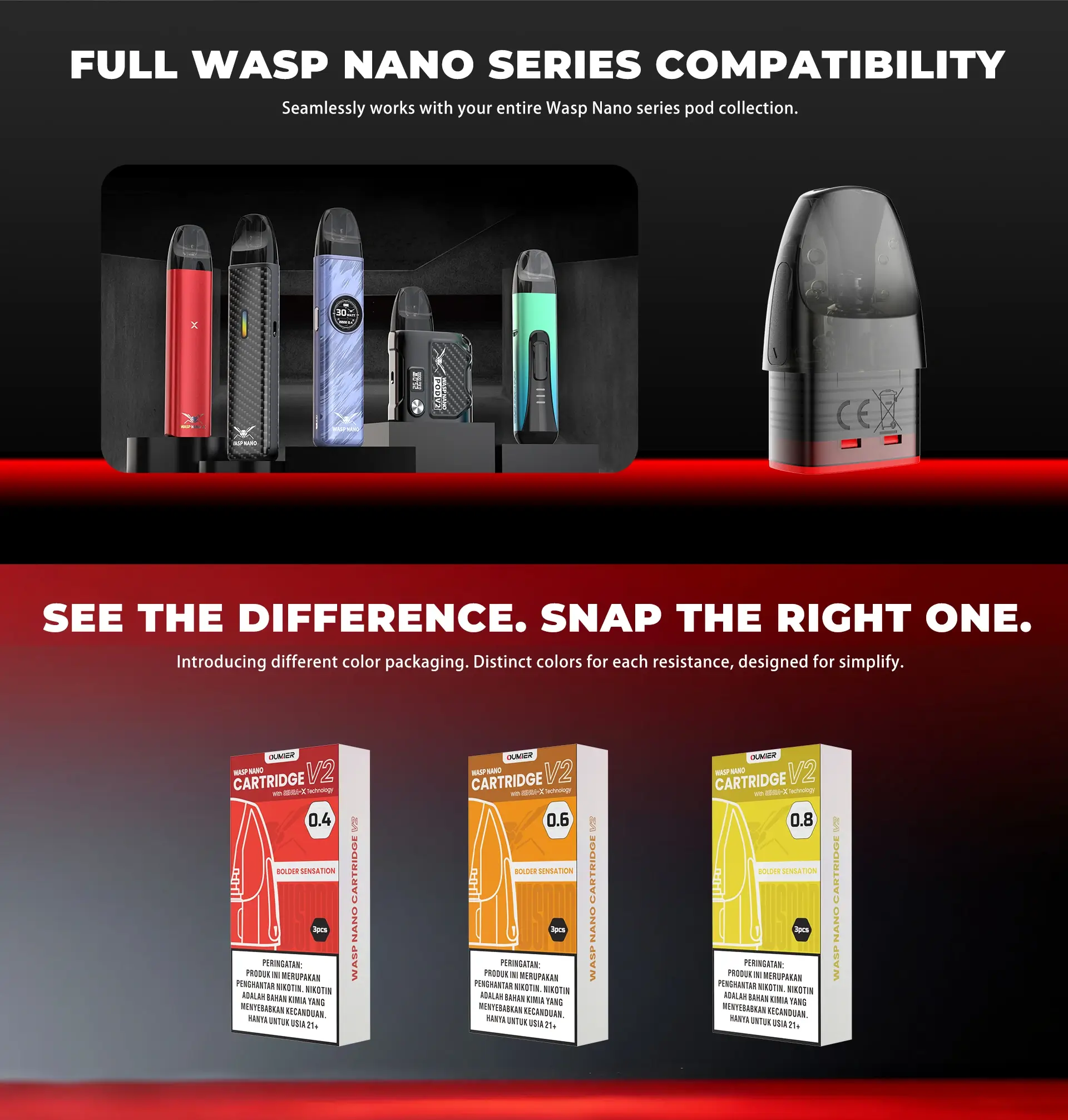 WASP NANO CARTRIDGE V2