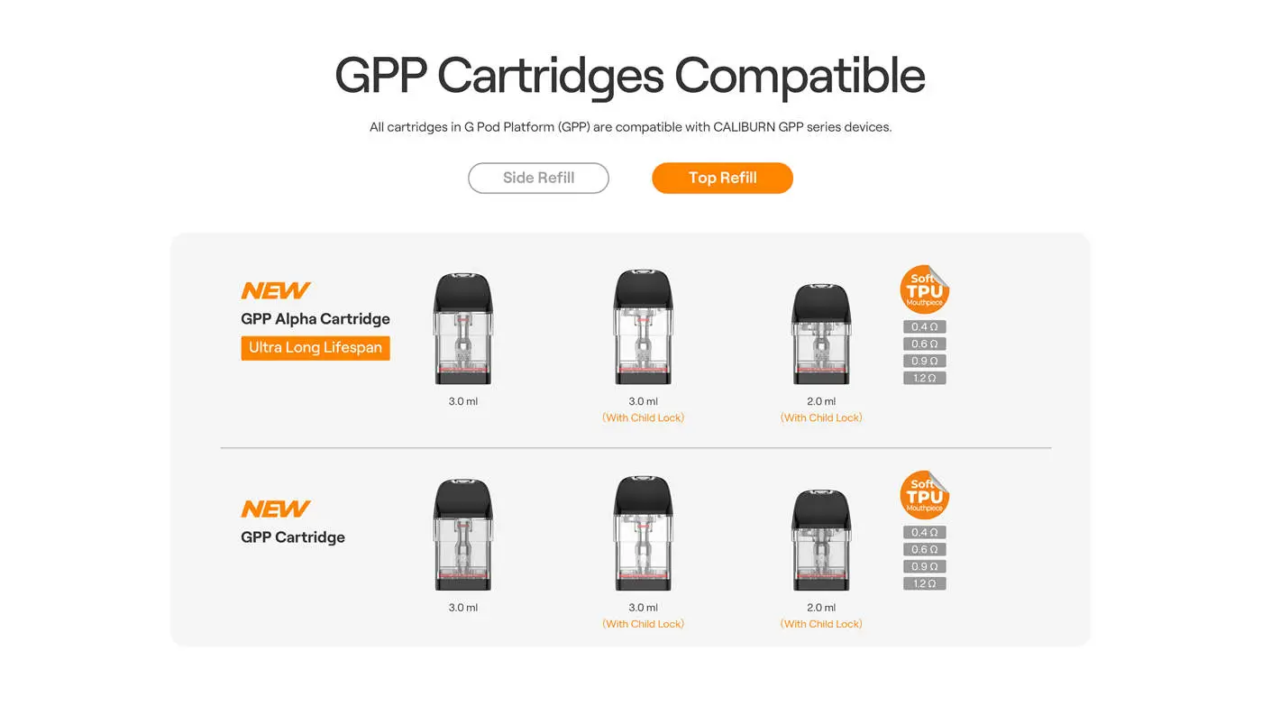 Uwell Caliburn G5 Pod System Kit 1600mAh 3ml (Max 35W)