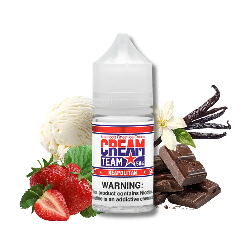 Neapolitan By Cream Team Nicotine Salt 30ml